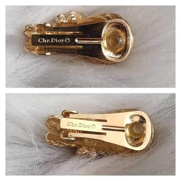 Christian Dior vintage earrings EUC w/COA - Picture 4 of 8